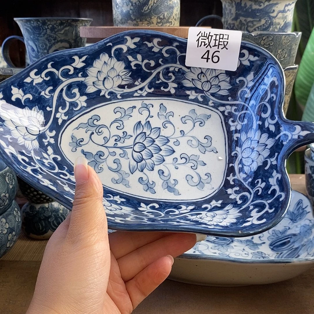 陶手工手绘青花高温陶瓷