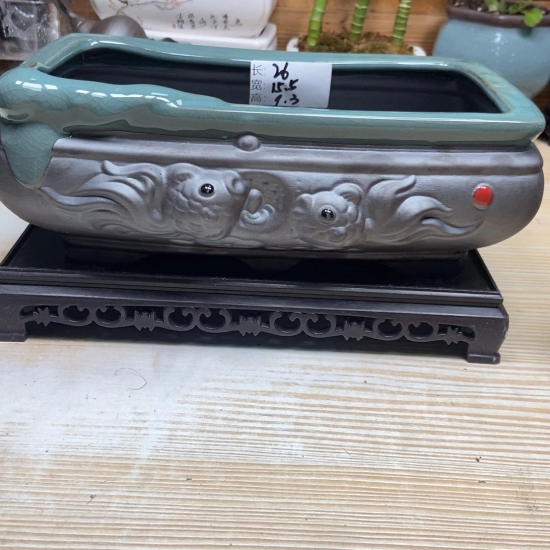 瓷片陶瓷花盆陶瓷艺术
