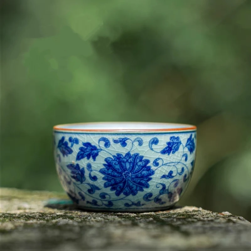 冰裂釉主人杯款式随机 普洱