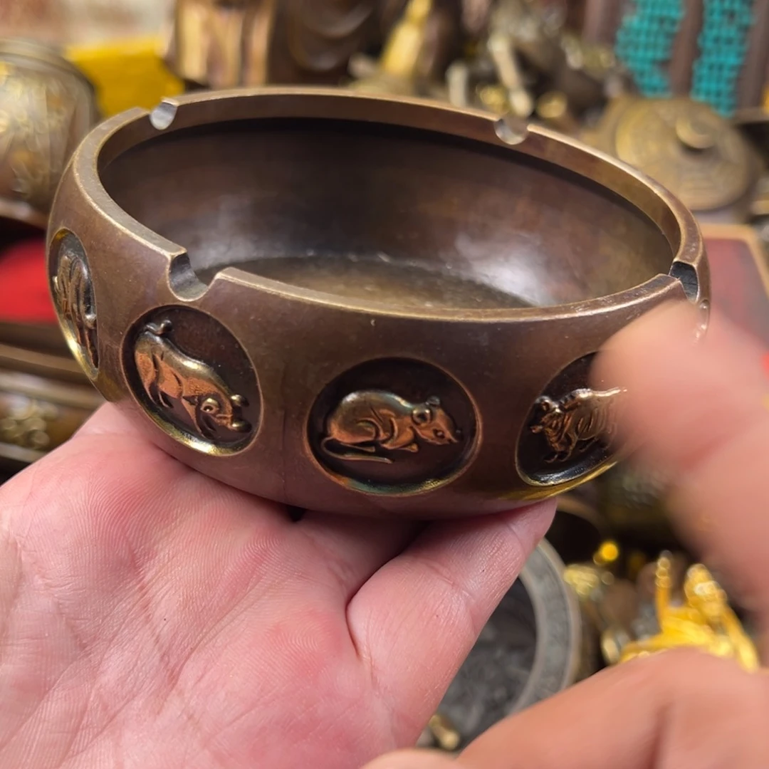 茶壶香炉铜器摆件