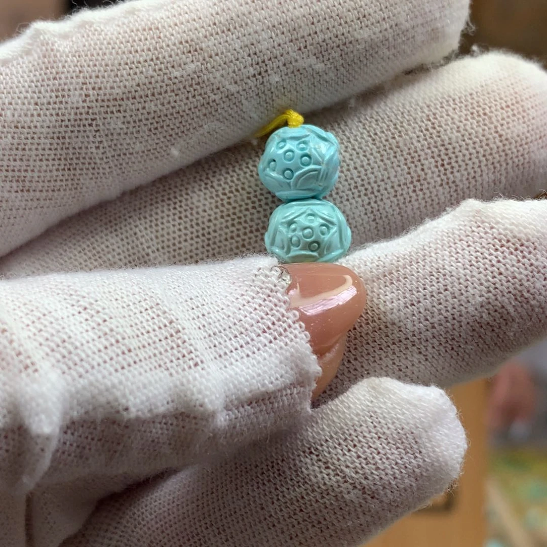 绿松石未镶嵌挂件