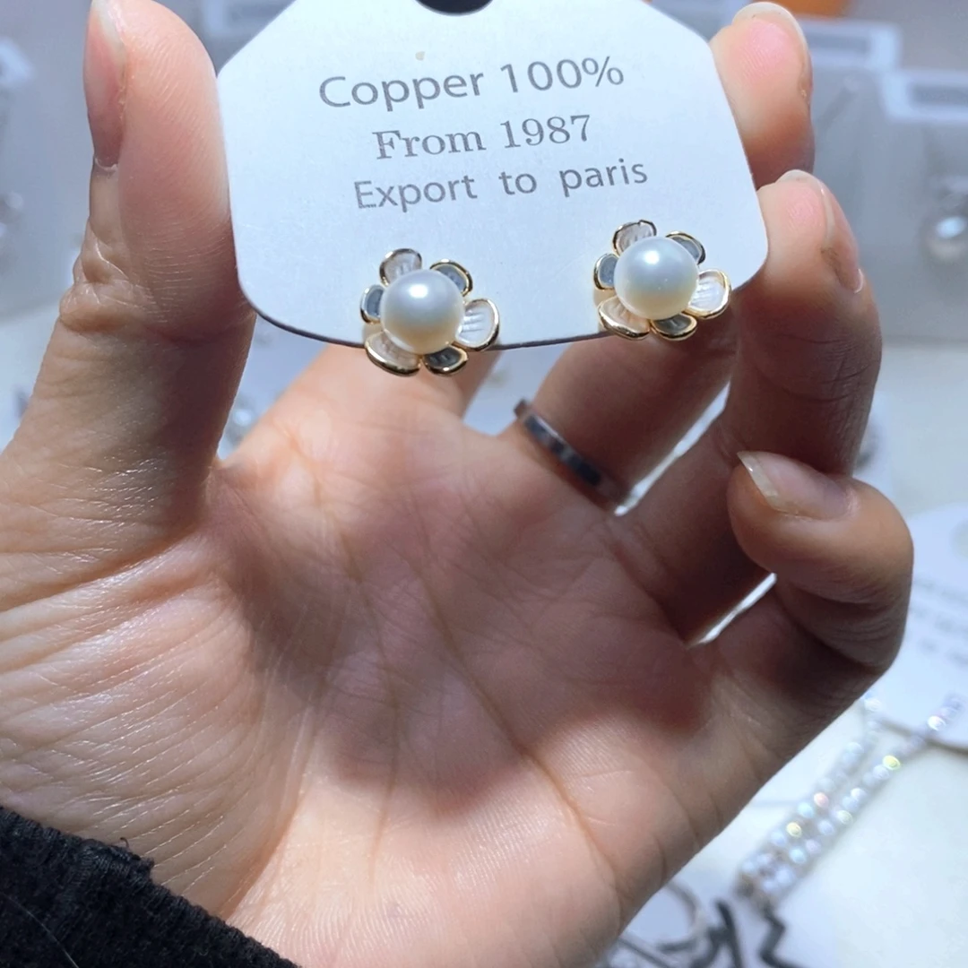 未镶嵌耳饰淡水珍珠