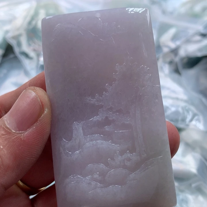 翡翠未镶嵌颈饰保真天然a货翡翠