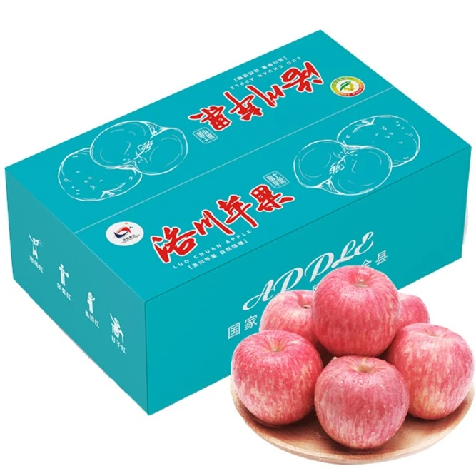 【助农甄选】陕西洛川红富士苹果延川 皮薄脆甜产地直发 延安