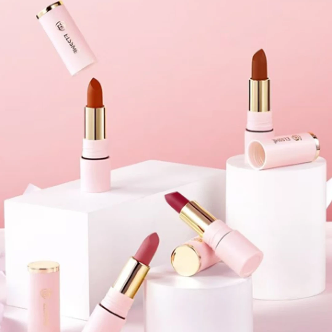 防水持久不易掉色唇膏口红轻哑光不沾杯