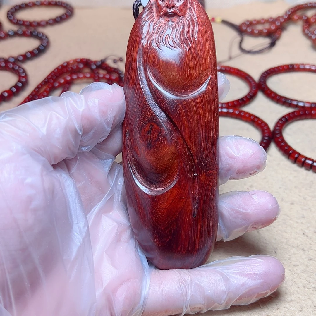 小叶紫檀手串/手链达摩祖师