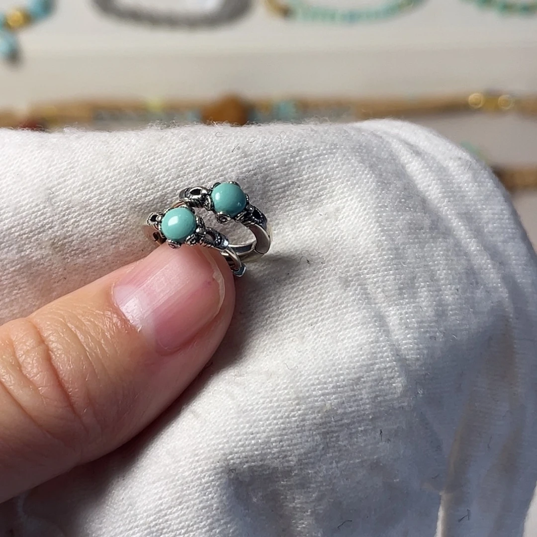 南红玛瑙银S925镶嵌配饰