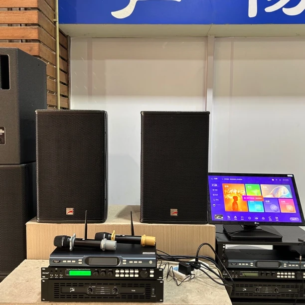 9新  （包邮）德国AZ高端系列12寸音响四件套➕悠响点歌机