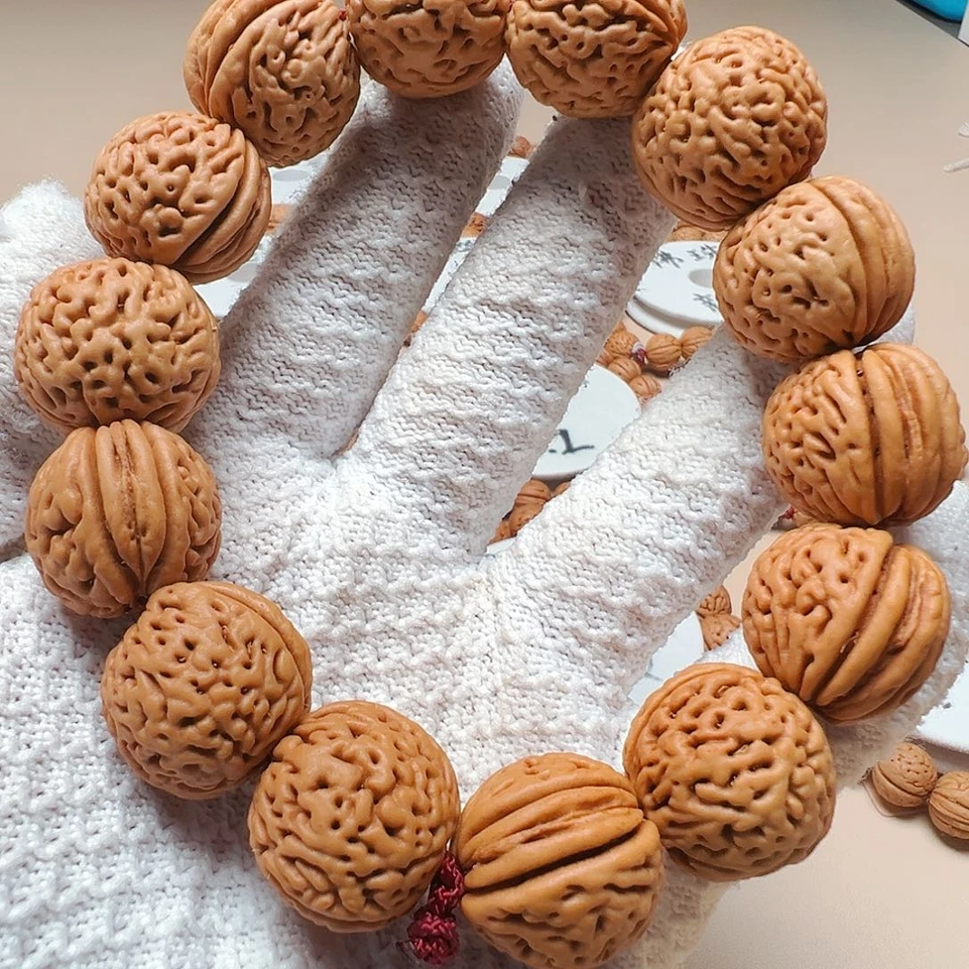 手串桃核2.1大象蚂蚁纹