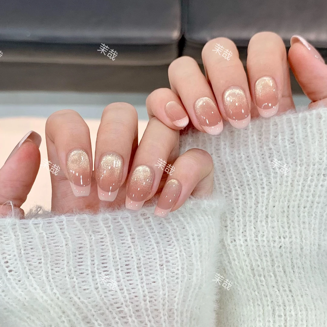 茉哉现货皮皮【琳娜贝尔】纯手工定制美甲拆卸穿戴甲A3696