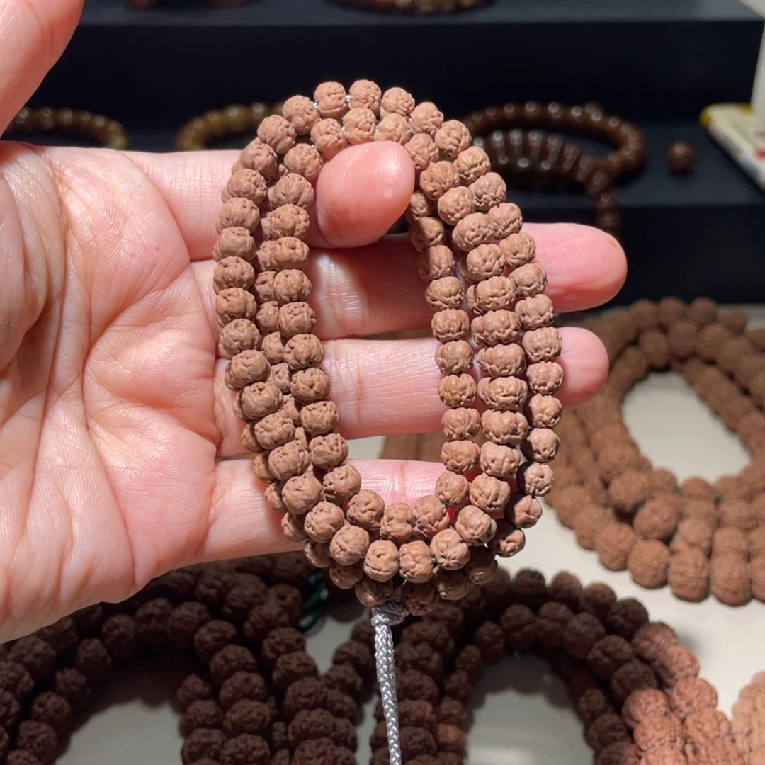 ****头金刚菩提吊坠佛手108尺寸6.2