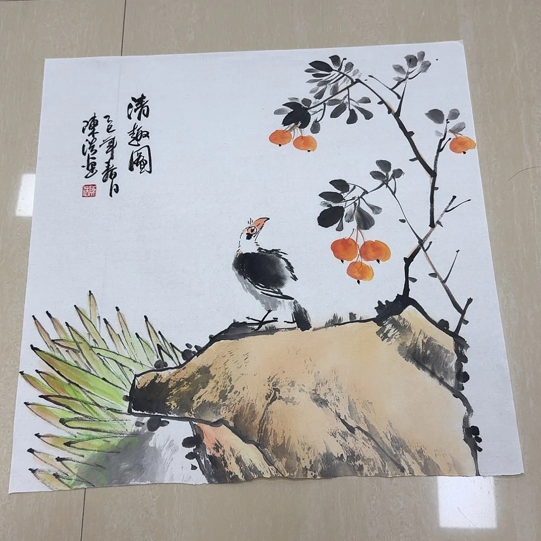 国画国画作品多次