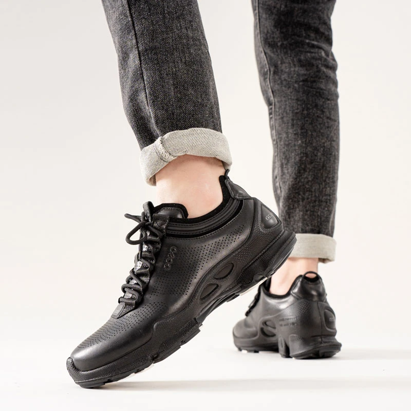 GCEQ25周年男士休闲户外春秋季运动鞋透气百搭跑步鞋真皮防滑男鞋