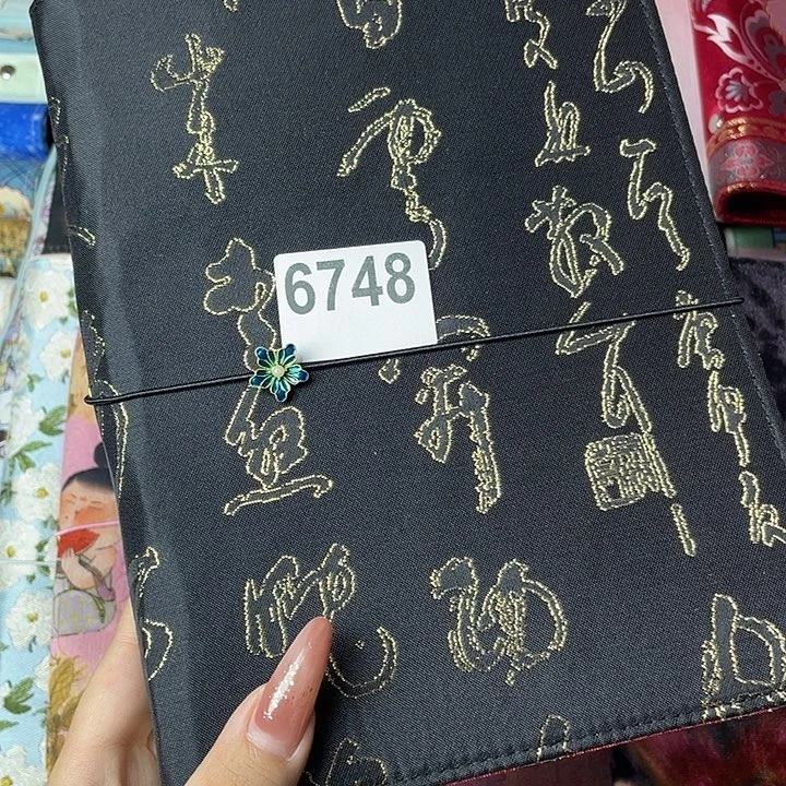 织绣A5活页不带纸6748