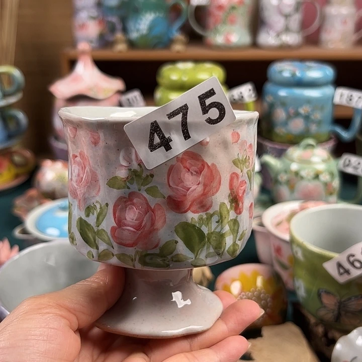 杯景德镇陶瓷手绘作品475