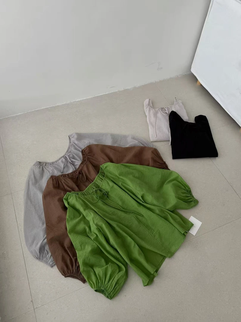 恩熙·夏季新款韩版半长袖上衣5A3116