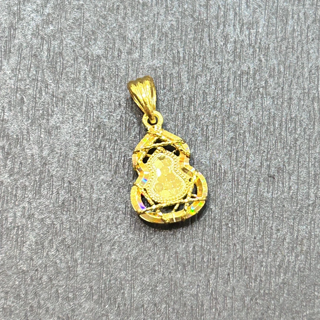 【店长专享】足金999投资金攒黄金龙鳞葫芦ZBHJD1558克重多退少补