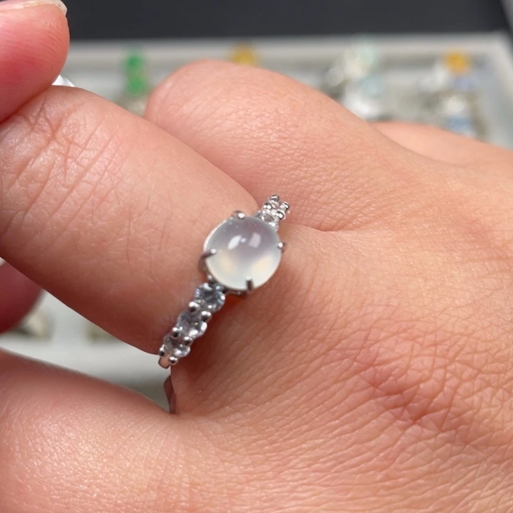 翡翠未镶嵌戒指缅甸天然翡翠