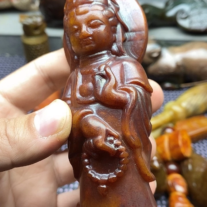 未镶嵌蛇纹石玉颈饰