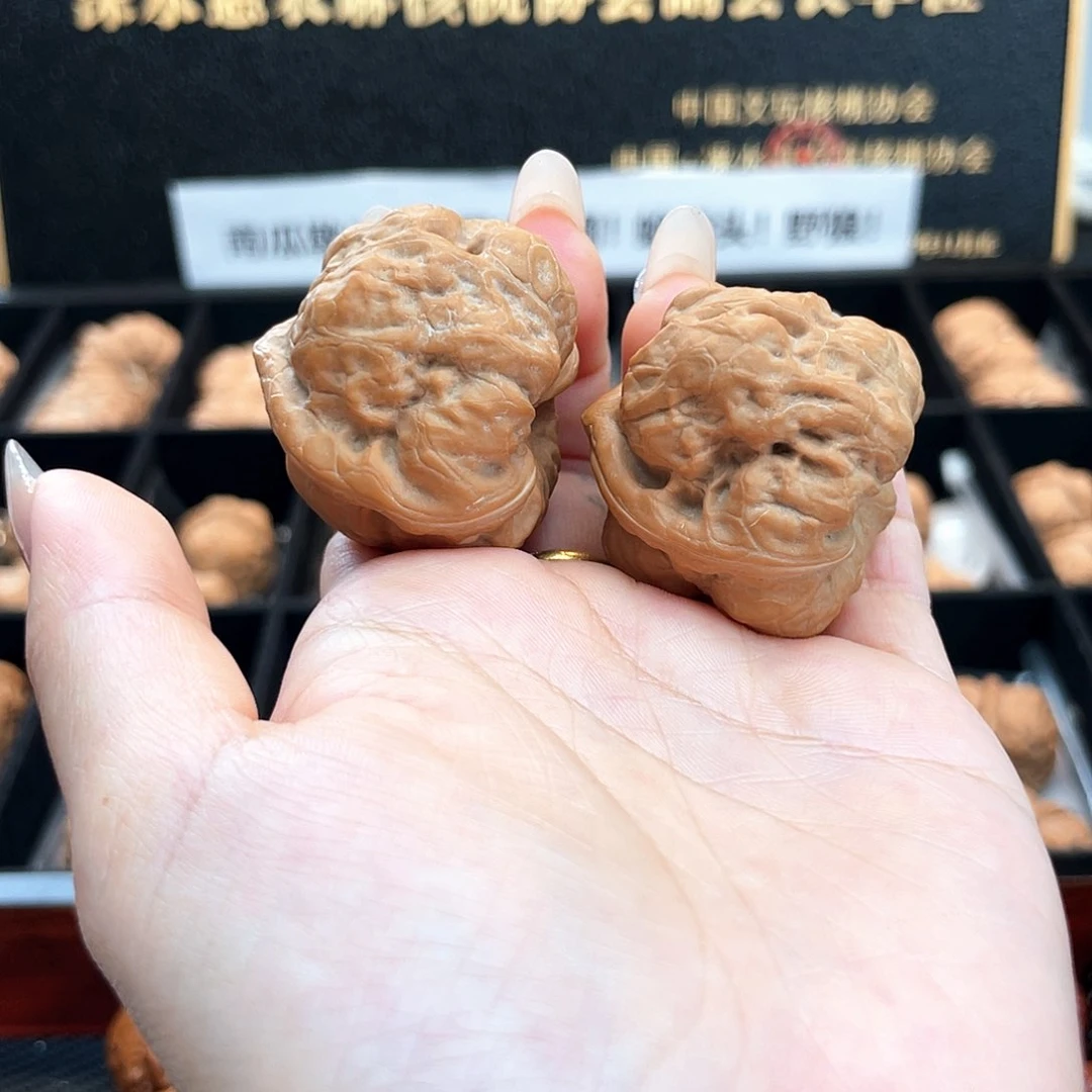 把件文玩核桃40古蟾➕毕业级，大爆肉三角桩型40A2