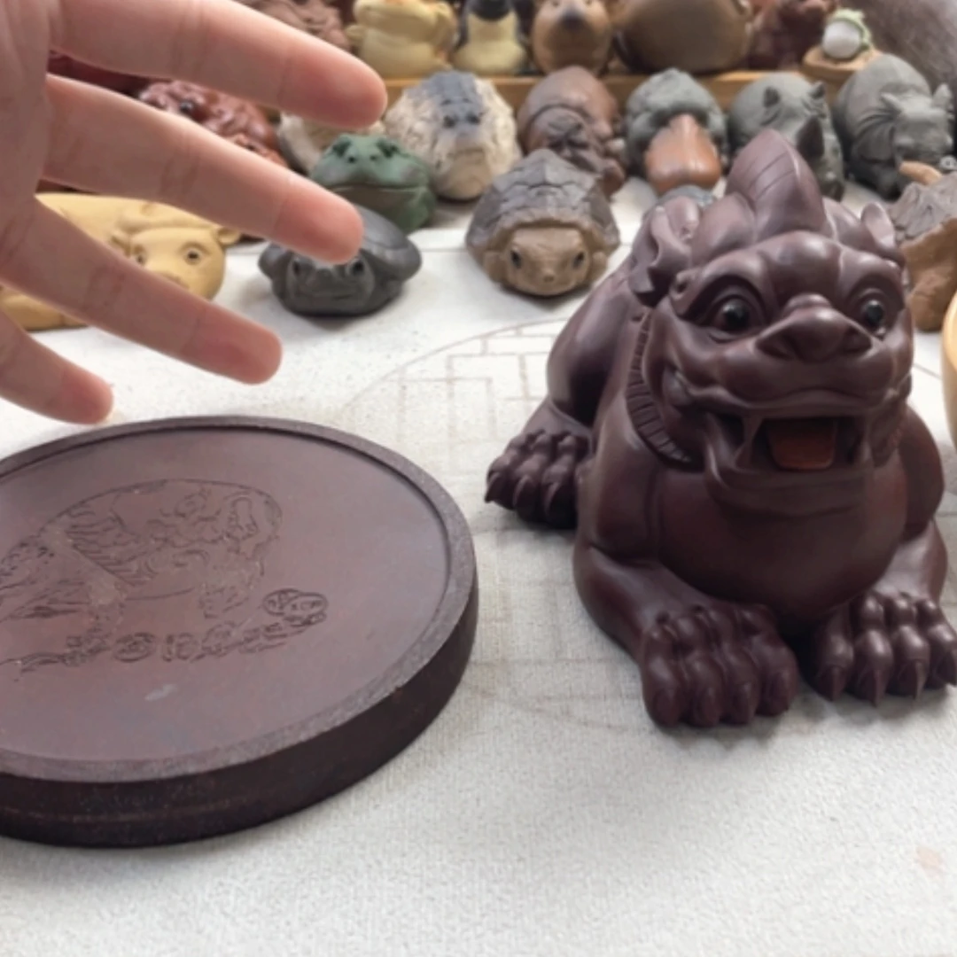 【闪购商品】紫砂茶宠?****方紫砂貔貅