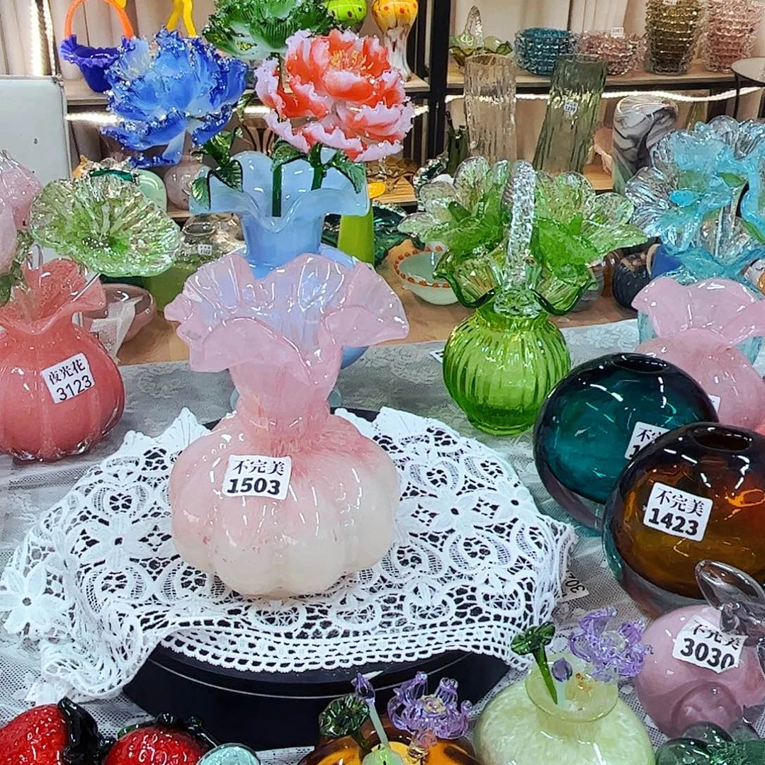 1503芬顿 家悦琉璃工艺品不完美