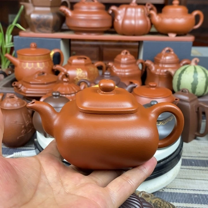茶壶紫砂传炉220CC原矿赵庄朱泥特价