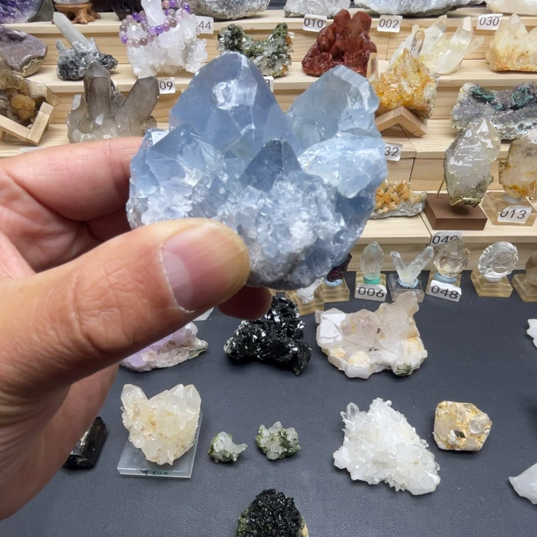 痛***墙石材天然水晶家居装饰摆件