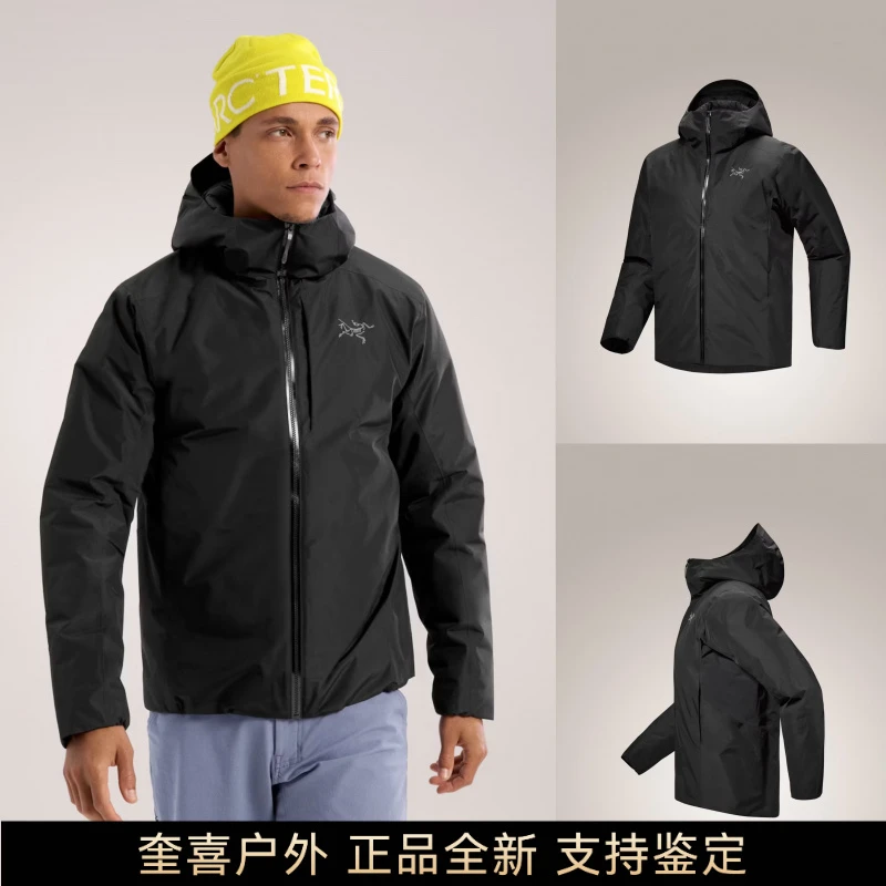 【正品】始祖鸟Solano Down男户外硬壳鹅绒羽绒服GTX防风防水刺绣标