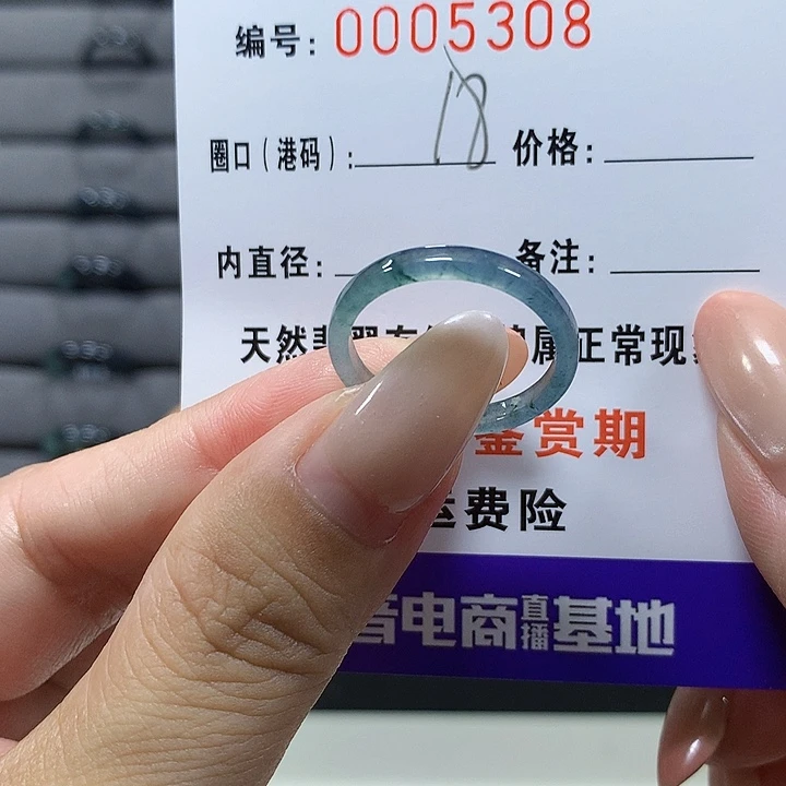 未镶嵌戒圈翡翠    5308