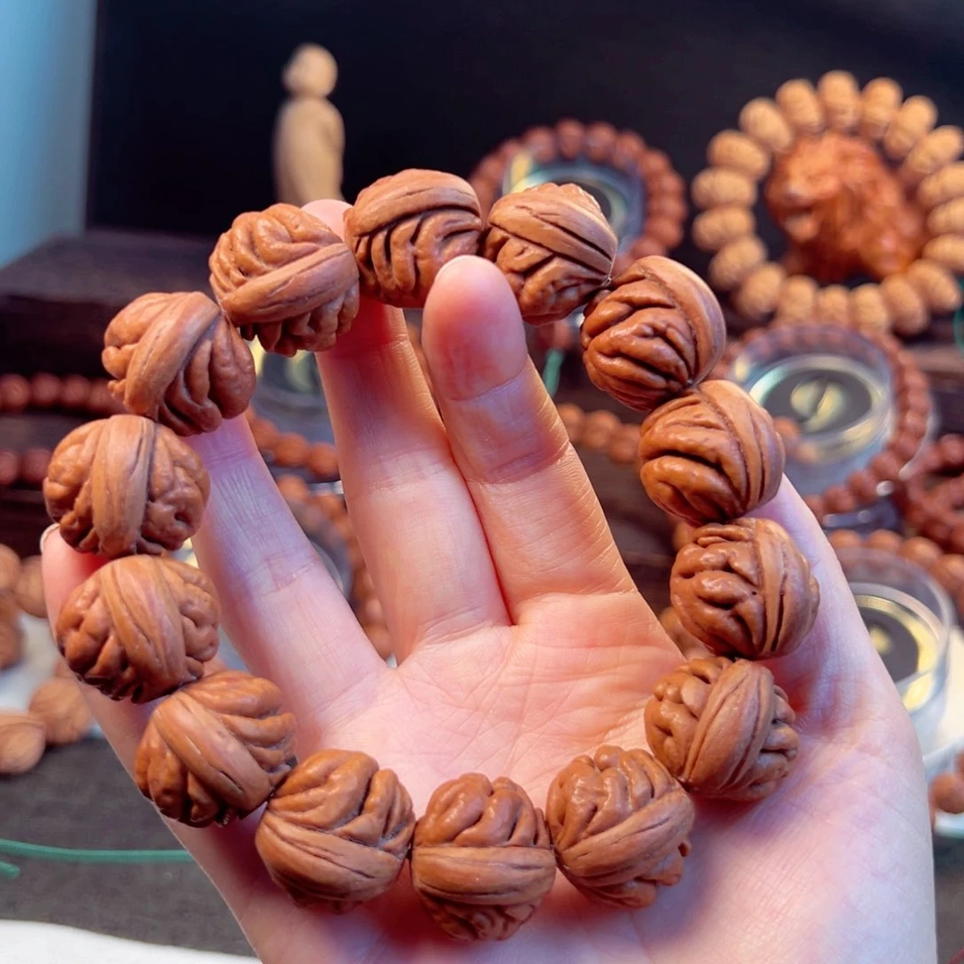 【闪购商品】桃核吊坠唯**武22尺寸豹子头