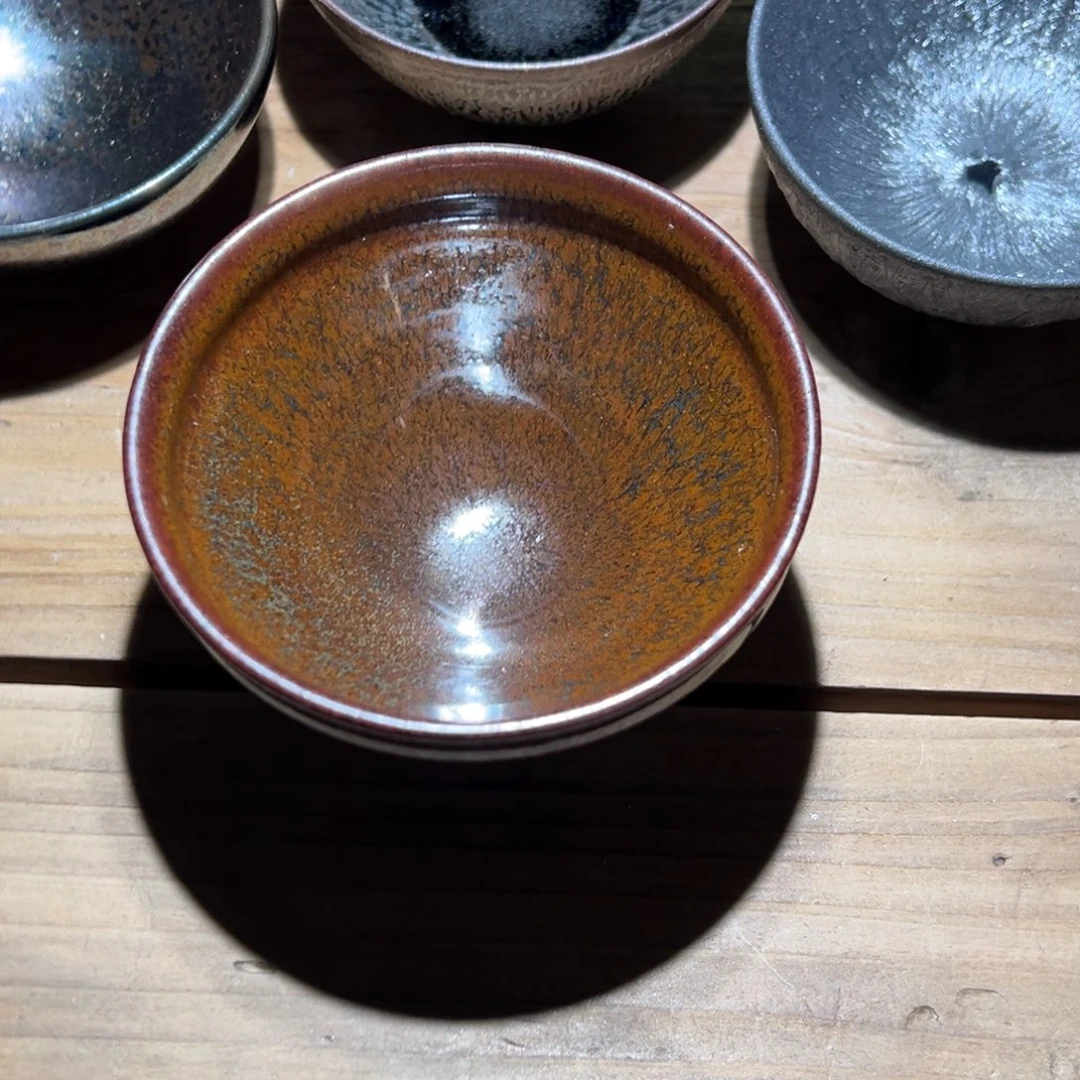 茶盏老木头柴烧建盏精选9