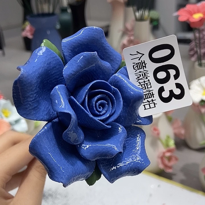 陶瓷纯手工捏花设计