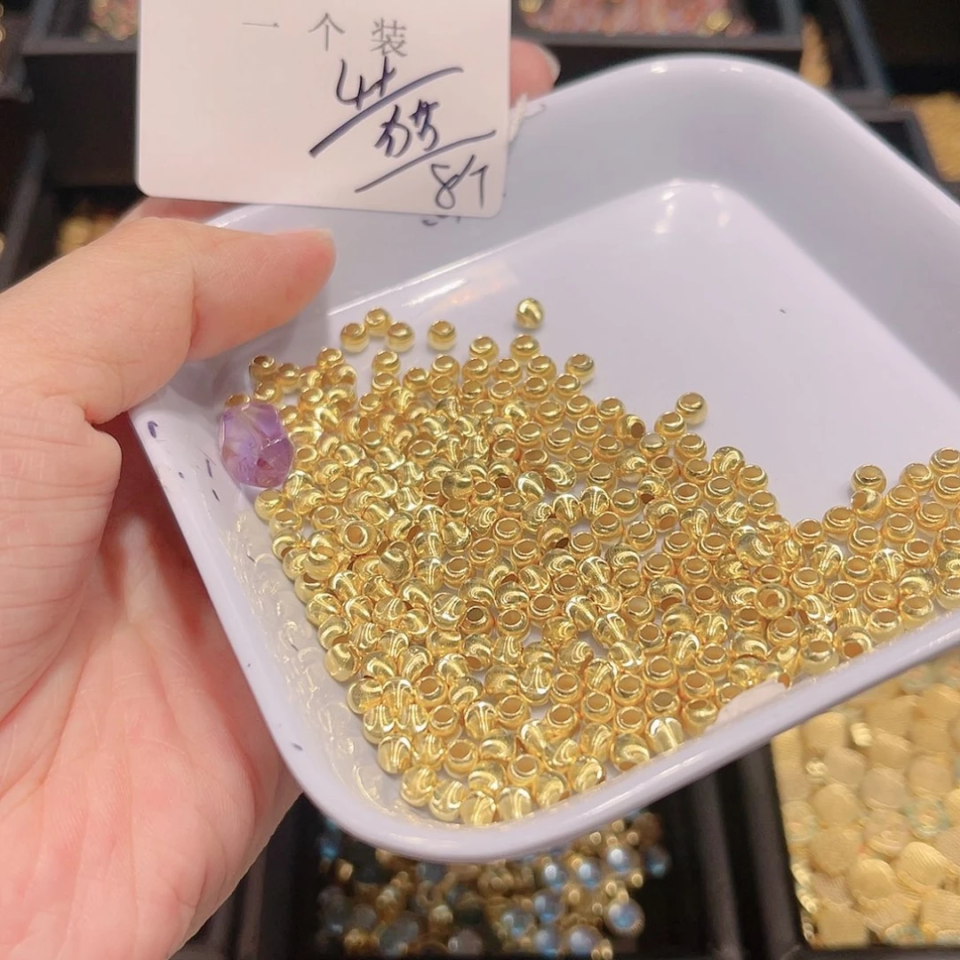 紫晶珠宝半成品银S925镀金镶嵌30