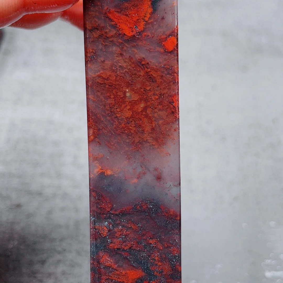 【闪购商品】玉桂林鸡血玉印章镇尺