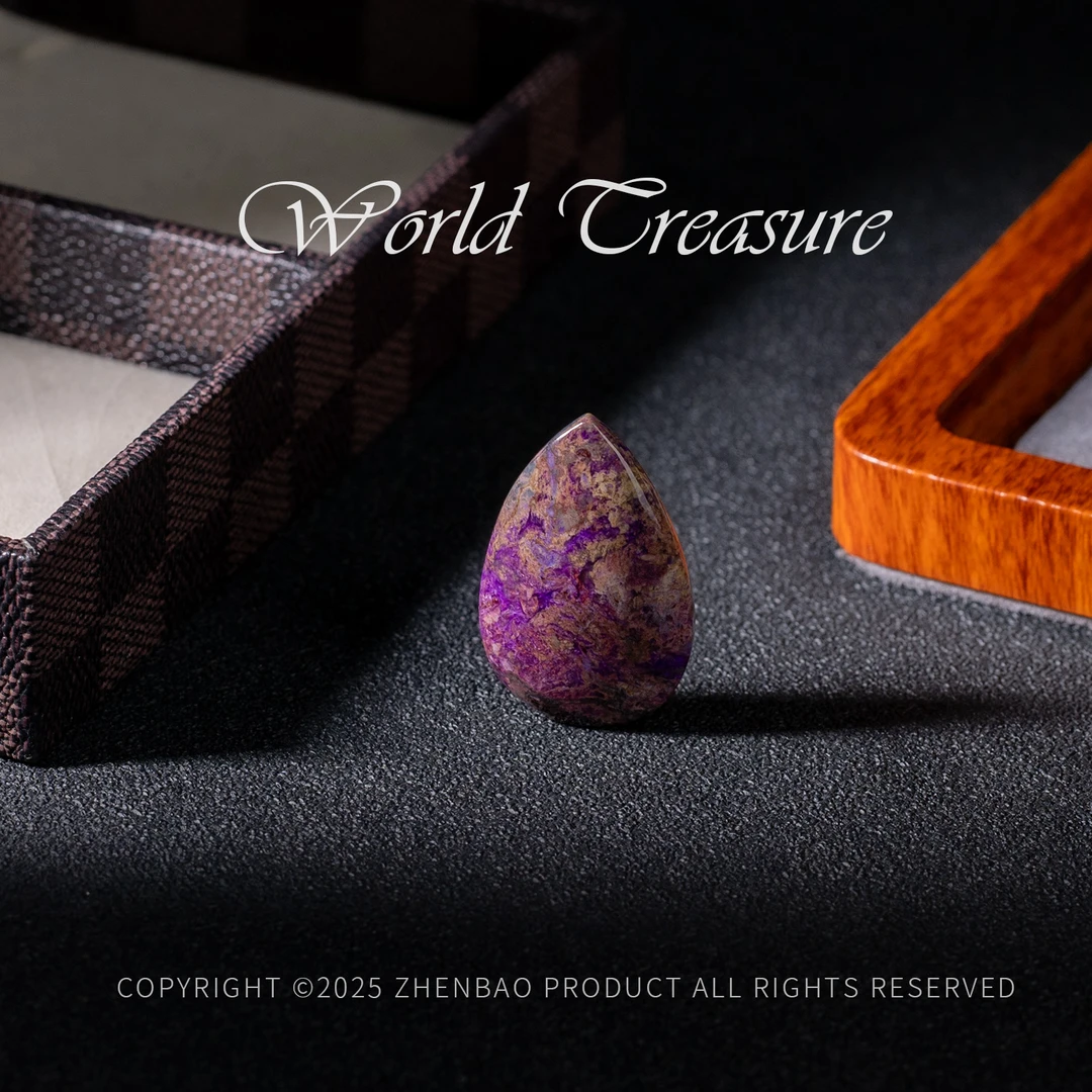 烈焰丨酱红丝绒南非舒俱来水滴吊坠/多样性发/P12453