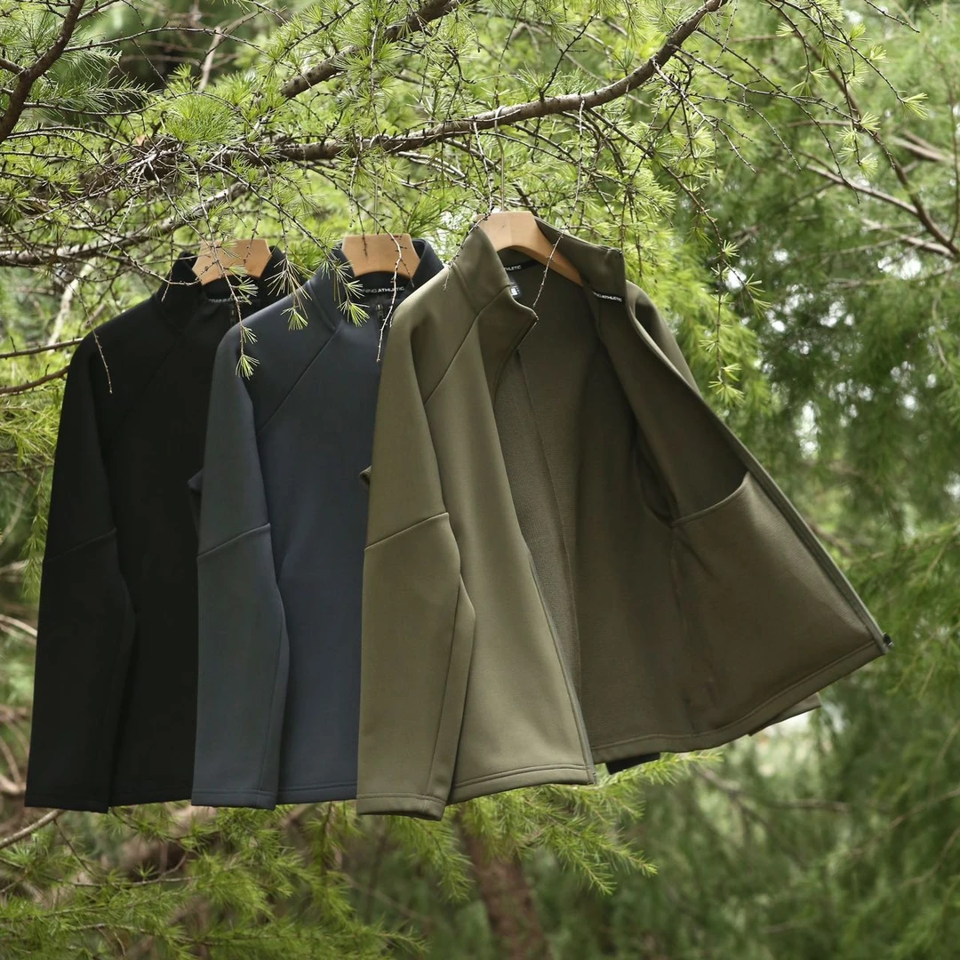 轻奢极简 3D立体裁剪秋冬男士高端防风加绒保暖运动休闲夹克外套