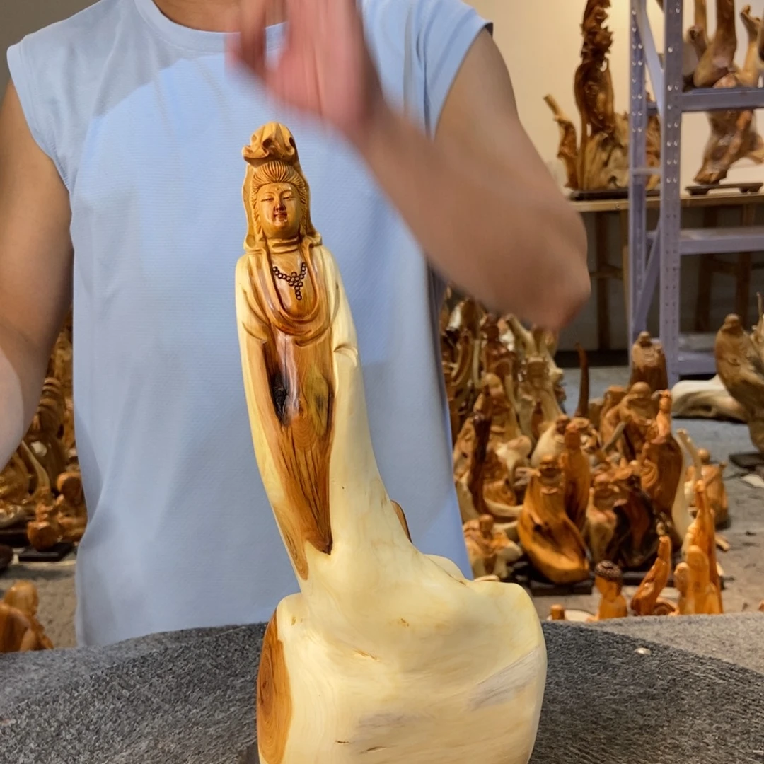 柏木（崖柏）太行崖柏根雕摆件