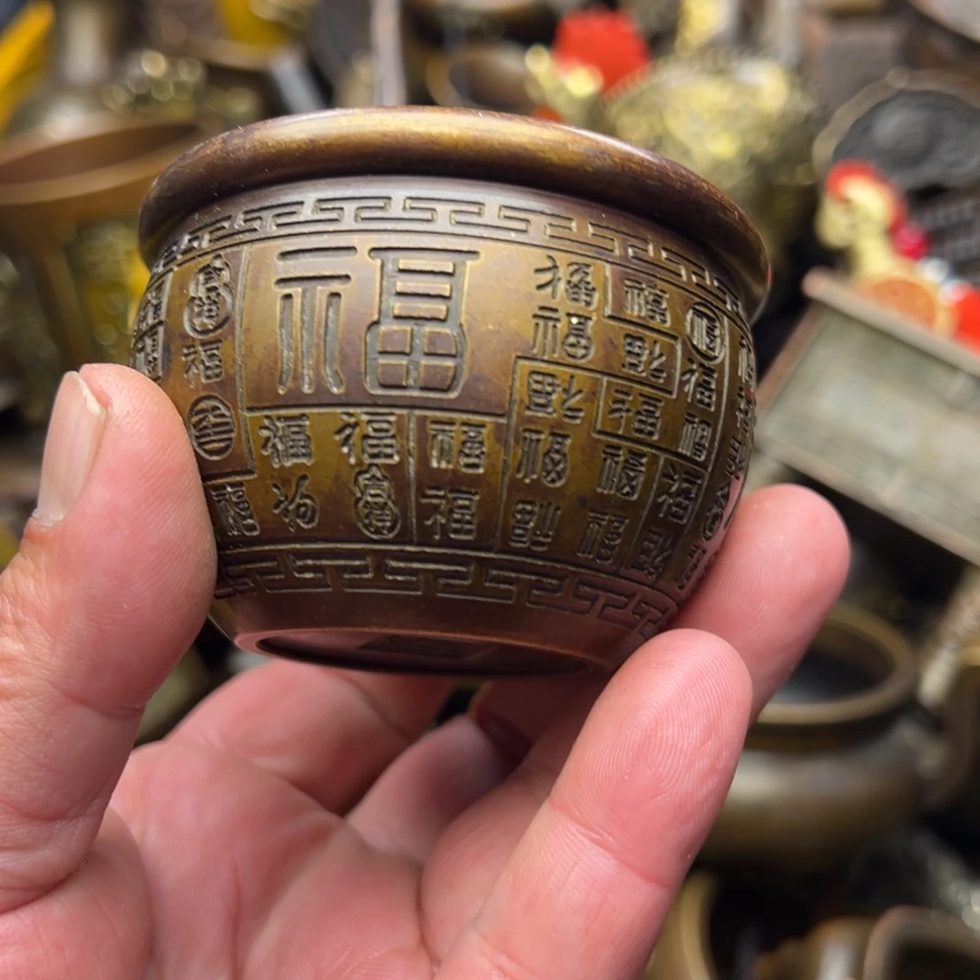 茶壶香炉铜器摆件