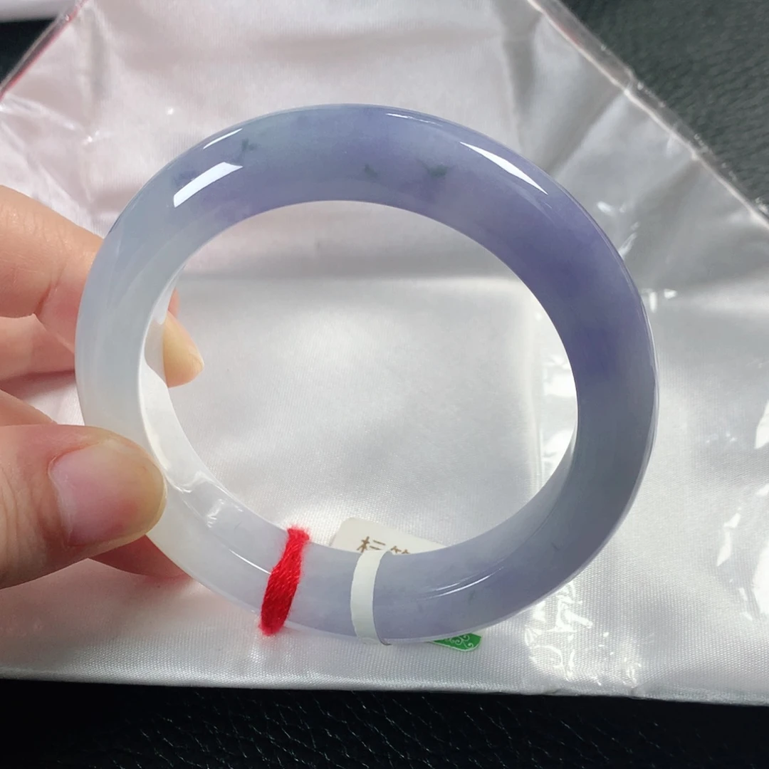 翡翠手镯未镶嵌缅甸天然翡翠手镯54圈口