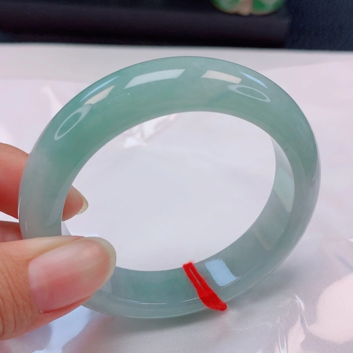 翡翠未镶嵌手镯51圈