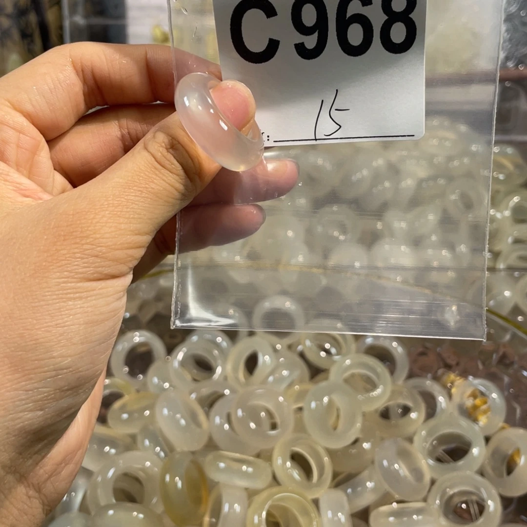 玛瑙/玉髓未镶嵌戒指968