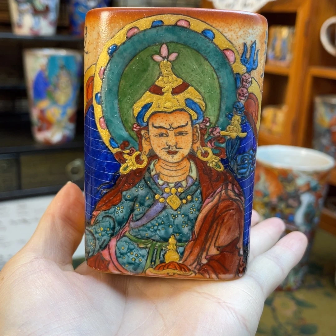 莲花生大师四方志野杯