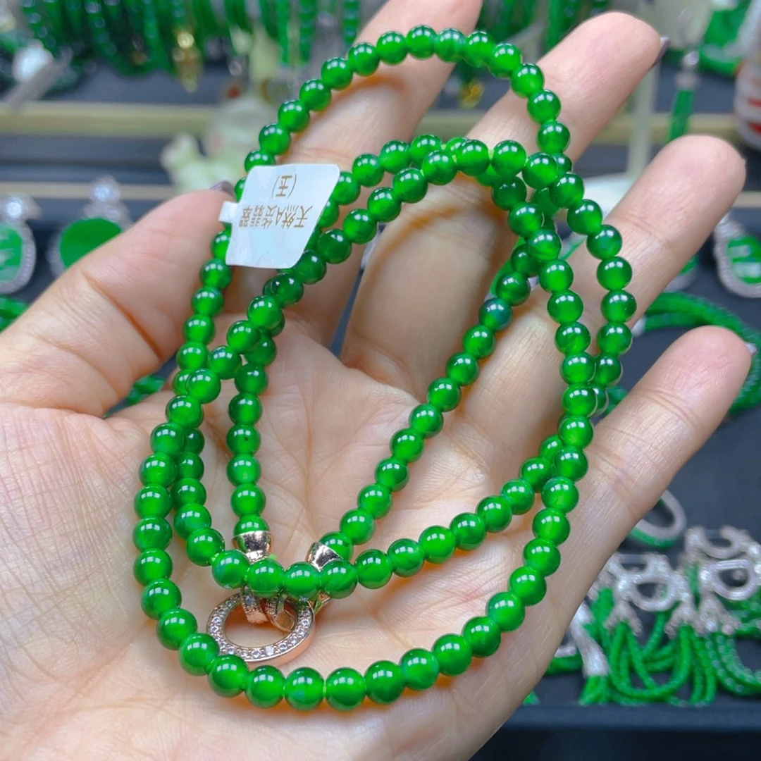 颈饰未镶嵌翡翠项链5