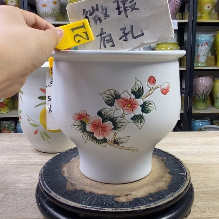 景德镇高温陶瓷花盆