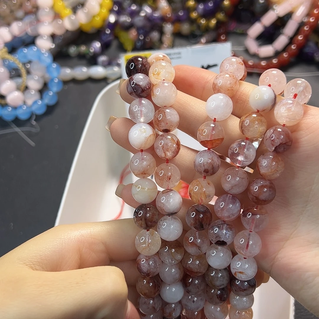 玛瑙/玉髓合金珠宝半成品红胶花卡11➕一条