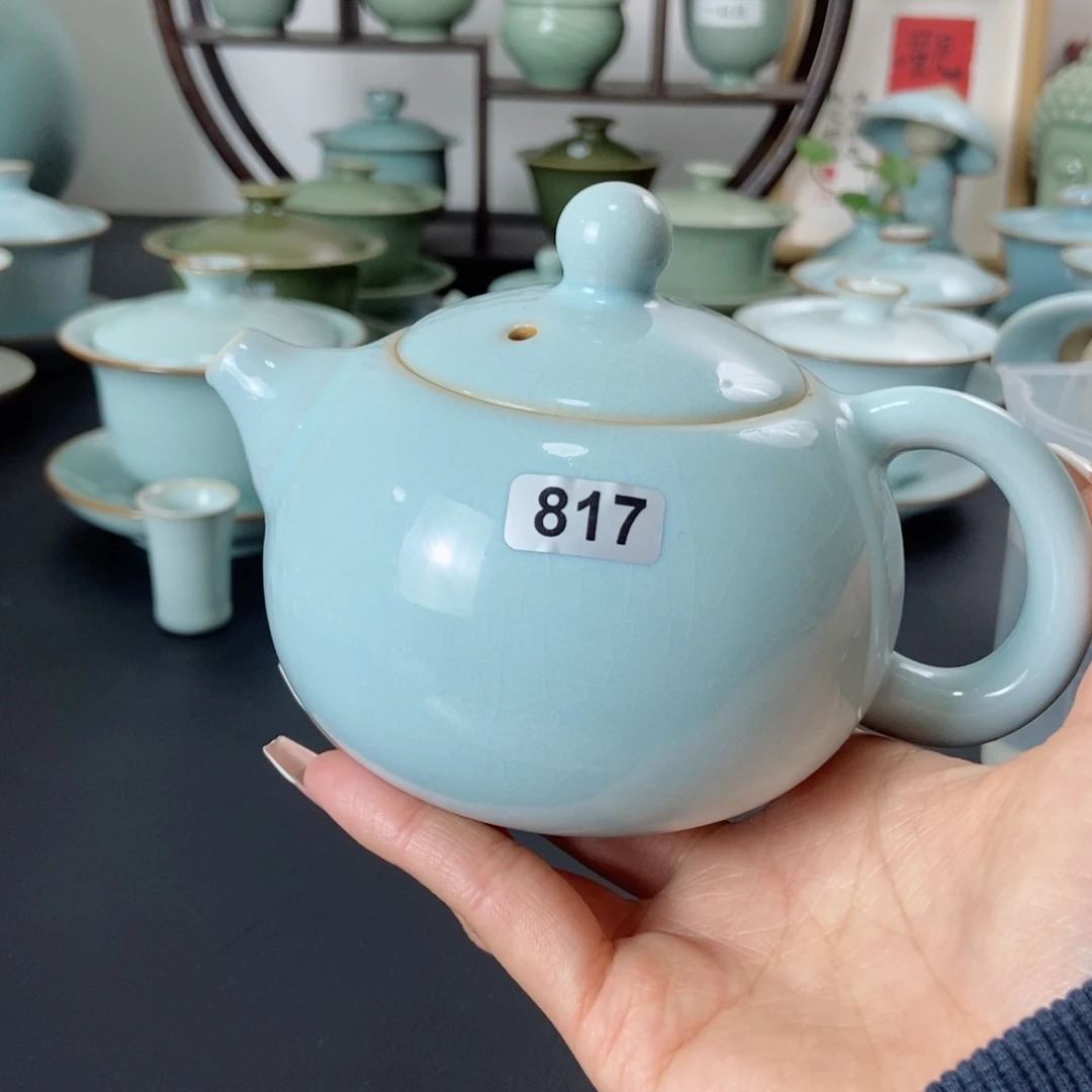 瑕西施壶天青817号，