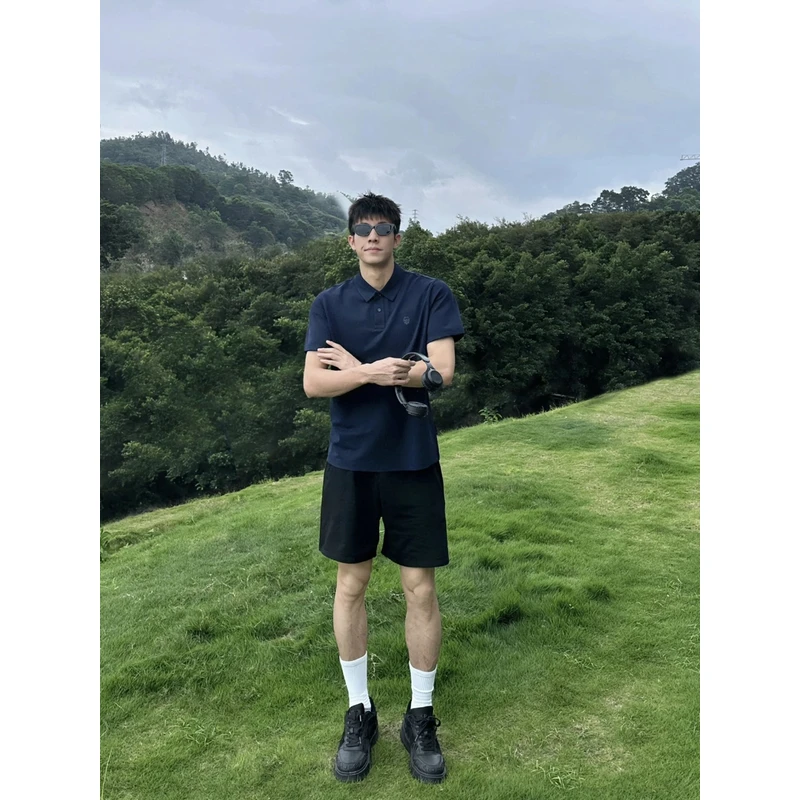 美式运动尼龙短裤男女夏季ins潮牌高街vibe时尚宽松纯色百搭裤子