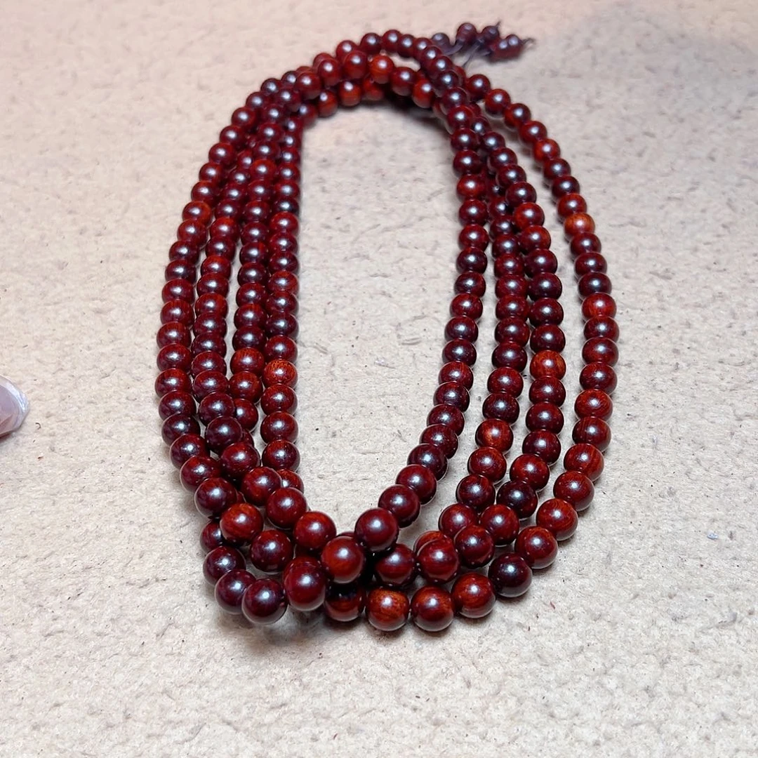 手串/手链小叶紫檀0.8黑飘红老料高油密