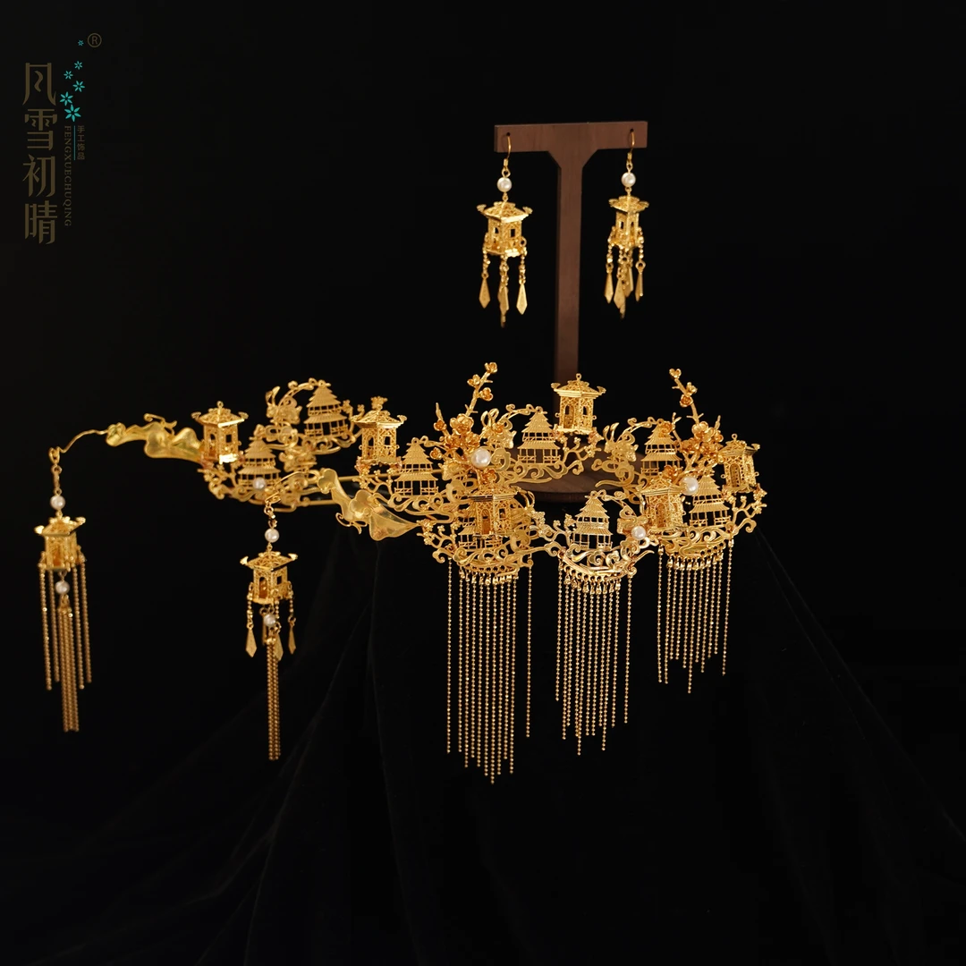 风雪初晴亭熙系列发簪手工百搭古风超仙古典古风配饰